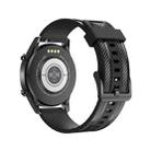 For Huawei Watch GT 2 46mm Carbon Fiber Silicone Watch Band(Black) - 1