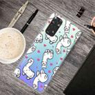 For Xiaomi Redmi Note 11 Global / Note 11S Painted Transparent TPU Phone Case(Alpaca) - 1