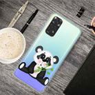 For Xiaomi Redmi Note 11 Pro 4G / 5G Global Painted Transparent TPU Phone Case(Bamboo Panda) - 1