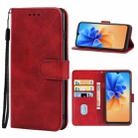 Leather Phone Case For Blackview A55 Pro(Red) - 1