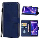 Leather Phone Case For Blackview Oscal C60(Blue) - 1