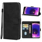 Leather Phone Case For OPPO Find X5(Black) - 1