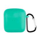 For Boat Airdopes 131 Silicone Earphone Protective Case with Hook(Mint Green) - 1