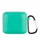 For Boat Airdopes 402 Silicone Earphone Protective Case with Hook(Mint Green) - 1
