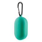 For Boat Airdopes 441 Silicone Earphone Protective Case with Hook(Mint Green) - 1