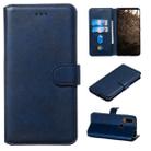 For Motorola MOTO G8 / P40 Power / One Action Classic Calf Texture Horizontal Flip PU Leather Case, with Holder & Card Slots & Wallet(Blue) - 1