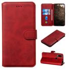 For Motorola MOTO G8 / P40 Power / One Action Classic Calf Texture Horizontal Flip PU Leather Case, with Holder & Card Slots & Wallet(Red) - 1