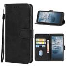 Leather Phone Case For Nokia C2 2nd Edition(Black) - 1
