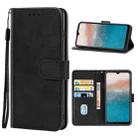 Leather Phone Case For Nokia C21 Plus(Black) - 1