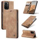 For Xiaomi Redmi K40 / K40 Pro / Poco F3／Mi 11i／Mi 11X／Mi 11X Pro CaseMe 013 Multifunctional Leather Phone Case(Brown) - 1