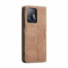 For Xiaomi Mi 11T / 11T Pro CaseMe 013 Multifunctional Leather Phone Case(Brown) - 3