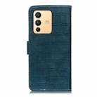 For vivo S12 / V23 5G Crocodile Texture Flip Leather Phone Case(Dark Green) - 3