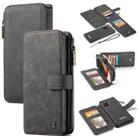 For Samsung Galaxy Note20 CaseMe-007 Detachable Multifunctional Leather Phone Case(Black) - 1