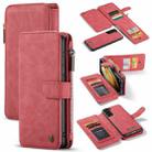 For Samsung Galaxy S21 5G CaseMe-007 Detachable Multifunctional Leather Phone Case(Red) - 1