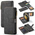 For Samsung Galaxy S21 5G CaseMe-007 Detachable Multifunctional Leather Phone Case(Black) - 1