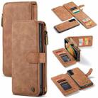 For Samsung Galaxy S21 5G CaseMe-007 Detachable Multifunctional Leather Phone Case(Brown) - 1