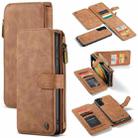 For Samsung Galaxy S21+ 5G CaseMe-007 Detachable Multifunctional Leather Phone Case(Brown) - 1