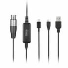 BOYA BY-BCA7 Pro XLR to 8 Pin + USB + Type-C / USB-C Microphone Adapter Cable(Black) - 1