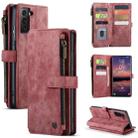 For Samsung Galaxy S22+ 5G CaseMe C30 Multifunctional Phone Leather Case with Holder & Card Slot & Wallet(Red) - 1