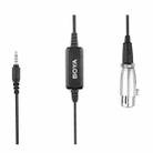 BOYA BY-BCA60 XLR to 3.5mm TRRS Microphone Adapter Cable(Black) - 1