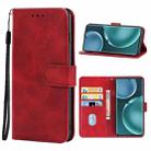 Leather Phone Case For Honor Magic4(Red) - 1