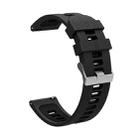 For Huawei Watch GT 3 42mm Two-color Silicone Watch Band(Black) - 1