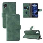 For Kyocera DIGNO BX2 Skin Feel Magnetic Buckle Leather Phone Case(Green) - 1