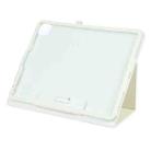 For iPad Pro 11 2022 / 2021 / 2020 / 2018 Litchi Texture Solid Color Leather Tablet Case(White) - 5