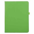 For iPad Pro 12.9 2022 / 2021 / 2020 / 2018 Litchi Texture Solid Color Leather Tablet Case(Green) - 2
