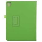 For iPad Pro 12.9 2022 / 2021 / 2020 / 2018 Litchi Texture Solid Color Leather Tablet Case(Green) - 3