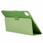 For iPad Pro 12.9 2022 / 2021 / 2020 / 2018 Litchi Texture Solid Color Leather Tablet Case(Green) - 6