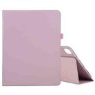 For iPad Pro 12.9 2022 / 2021 / 2020 / 2018 Litchi Texture Solid Color Leather Tablet Case(Pink) - 1