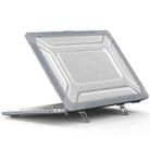 PC + TPU Honeycomb Laptop Protective Case For MacBook Pro 16 inch A2141(Star Gray) - 1