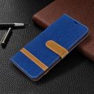 For Galaxy S20 Color Matching Denim Texture Horizontal Flip PU Leather Case with Holder & Card Slots & Wallet & Lanyard(Blue) - 7