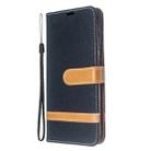 For Galaxy S20 Color Matching Denim Texture Horizontal Flip PU Leather Case with Holder & Card Slots & Wallet & Lanyard(Black) - 2