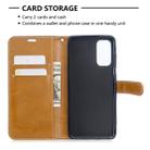 For Galaxy S20 Color Matching Denim Texture Horizontal Flip PU Leather Case with Holder & Card Slots & Wallet & Lanyard(Grey) - 5