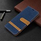 For Galaxy S20 Color Matching Denim Texture Horizontal Flip PU Leather Case with Holder & Card Slots & Wallet & Lanyard(Dark Blue) - 7