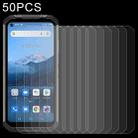 50 PCS 0.26mm 9H 2.5D Tempered Glass Film For Oukitel WP16 - 1