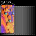 50 PCS 0.26mm 9H 2.5D Tempered Glass Film For Doogee V20 5G - 1