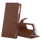 For Samsung Galaxy A33 5G GOOSPERY BLUE MOON Crazy Horse Texture Leather Phone Case(Brown) - 1