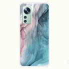 For Xiaomi 12 Pro Abstract Marble Pattern TPU Phone Case(Abstract Gray) - 1