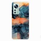 For Xiaomi 12 Pro Abstract Marble Pattern TPU Phone Case(Abstract Blue) - 1