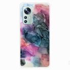 For Xiaomi 12 Pro Abstract Marble Pattern TPU Phone Case(Abstract Multicolor) - 1