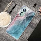 For Xiaomi 12 / 12X 5G Abstract Marble Pattern TPU Phone Case(Abstract Gray) - 1