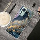 For Xiaomi 12 / 12X 5G Abstract Marble Pattern TPU Phone Case(Abstract Gold) - 1