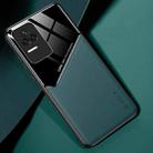 For Xiaomi Redmi K50 Pro All-inclusive Leather + Organic Glass Phone Case(Green) - 1