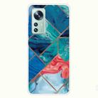 For Xiaomi 12 / 12X 5G Marble Pattern TPU Phone Case(HC-A1) - 1