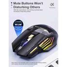 iMICE GW-X7 2.4G + Bluetooth Dual Mode 7-button Silent Rechargeable Wireless Gaming Mouse with Colorful RGB Lights(Black) - 7