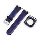 Jelly Watch Band + Case For Apple Watch Series 9&8&7 41mm / SE 3&SE 2&6&SE&5&4 40mm / 3&2&1 38mm(Royal Blue) - 1