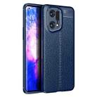 For OPPO Find X5 Pro Litchi Texture TPU Shockproof Phone Case(Blue) - 1